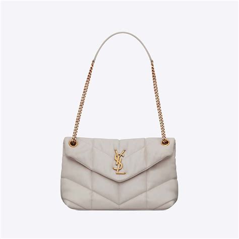 white ysl loulou bag